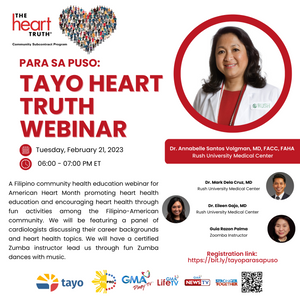 Tayo for Para Sa Puso: Tayo Heart Truth Webinar